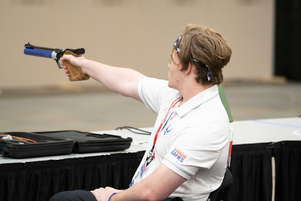 2024 Warrior Games | Shooting | Team Air Force | SrA Sean Stuston