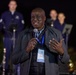 Botswana host gives his remarks during kickoff dinner