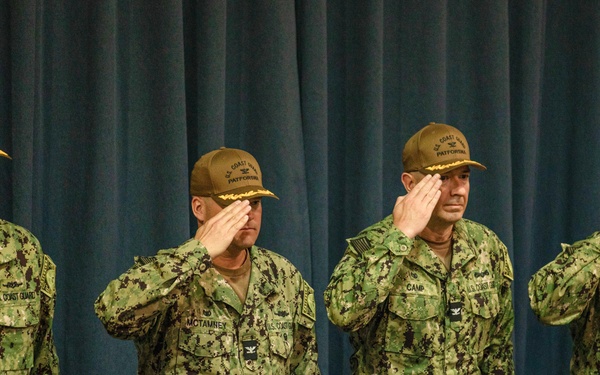 US Coast Guard Patrol Forces Southwest Asia holds change-of-command ceremony
