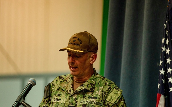 US Coast Guard Patrol Forces Southwest Asia holds change-of-command ceremony
