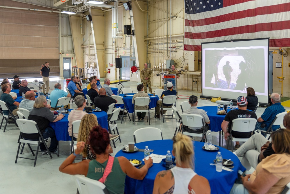 182nd Airlift Wing hosts ESGR &quot;Breakfast with the Boss&quot; Boss Lift June 18, 2024