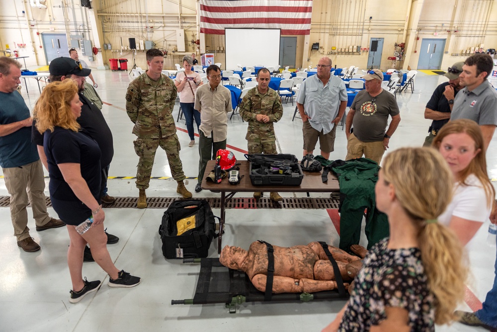 182nd Airlift Wing hosts ESGR &quot;Breakfast with the Boss&quot; Boss Lift June 18, 2024