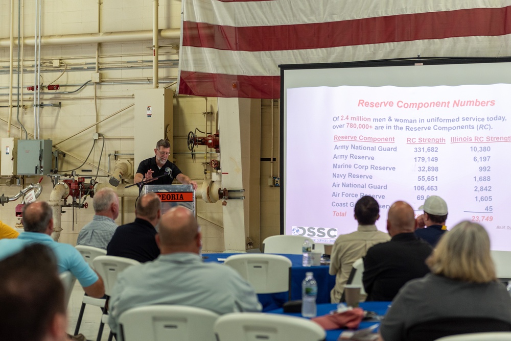 182nd Airlift Wing hosts ESGR &quot;Breakfast with the Boss&quot; Boss Lift June 18, 2024