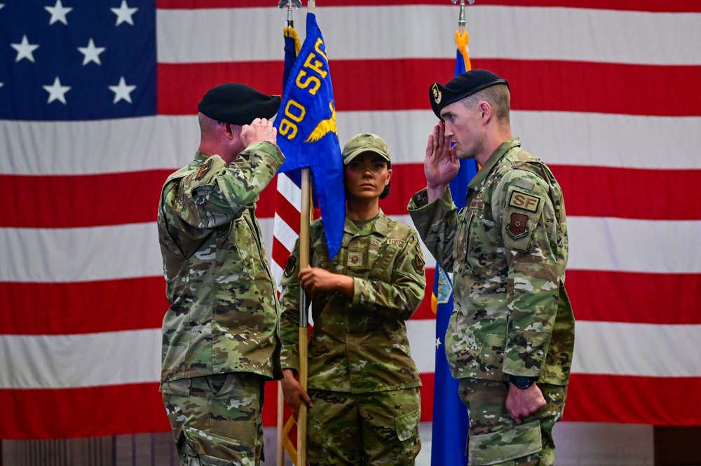 890th Missile Security Forces Squadron Assumption of Command