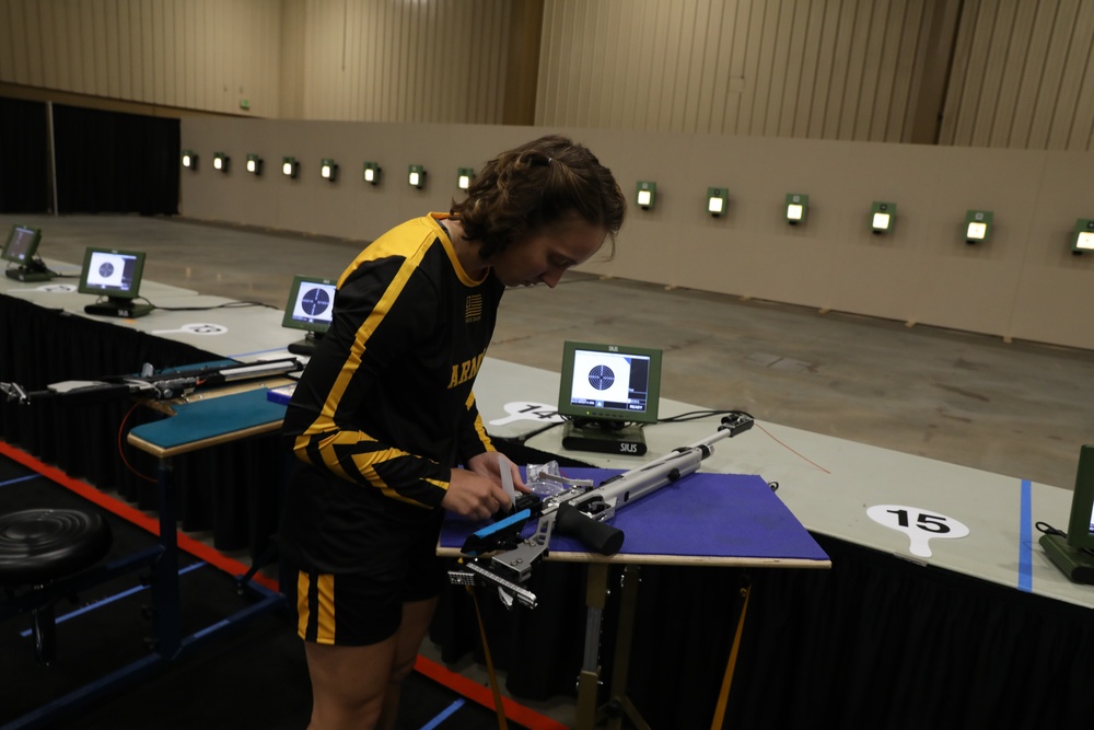 Finals of the Precision Air Competition at the DoD Warrior Games 2024
