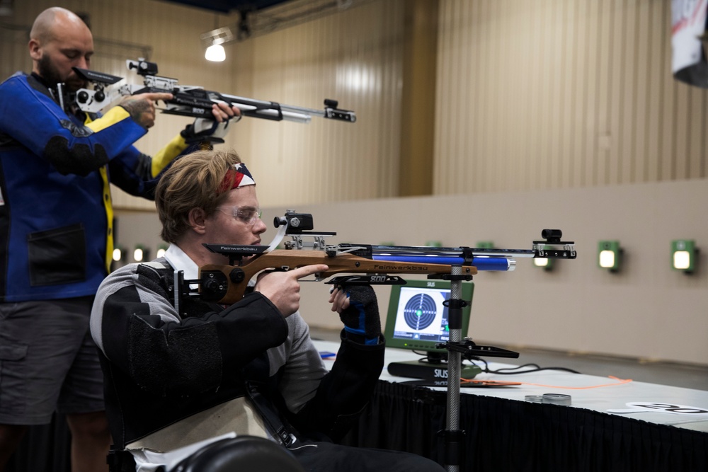 Finals of the Precision Air Competition at the DoD Warrior Games 2024