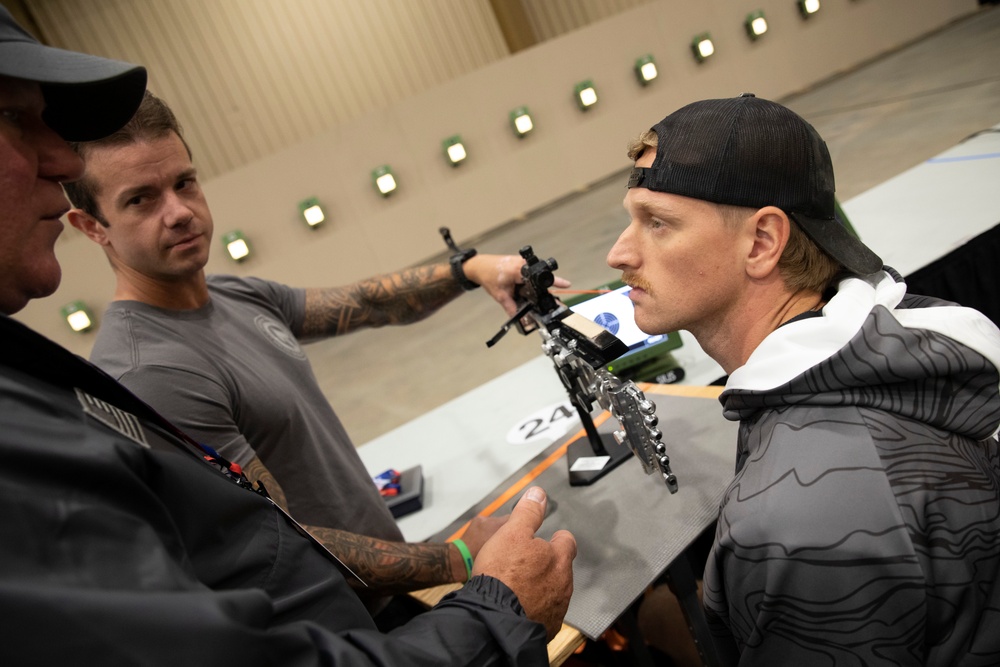 Finals of the Precision Air Competition at the DoD Warrior Games 2024