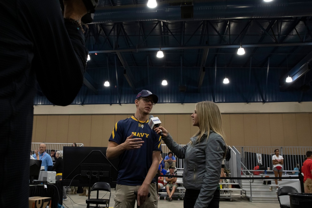 Finals of the Precision Air Competition at the DoD Warrior Games 2024