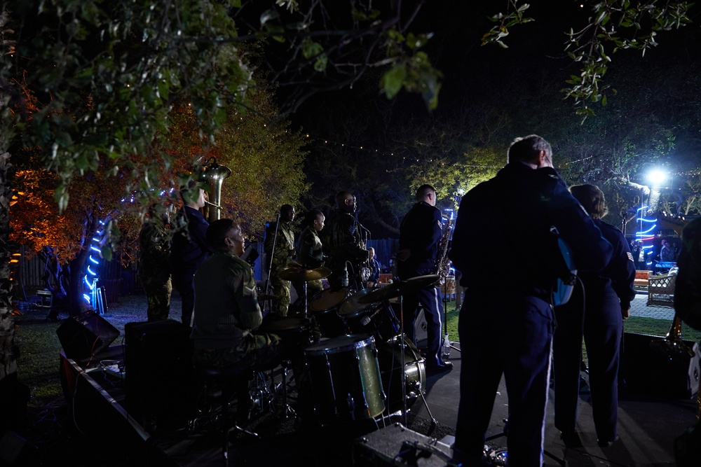 U.S. Air Forces Africa Band Performs with Botswana Defence Force Band