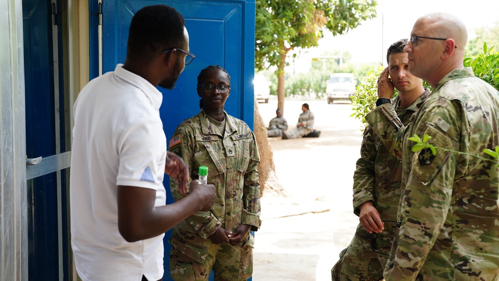 American and Chadian military emergency departments work together during medical exercise