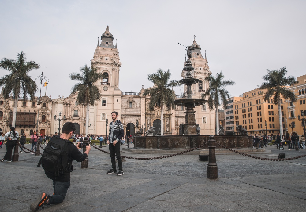 George Washington Carrier Strike Group Sailors tour Lima, Peru