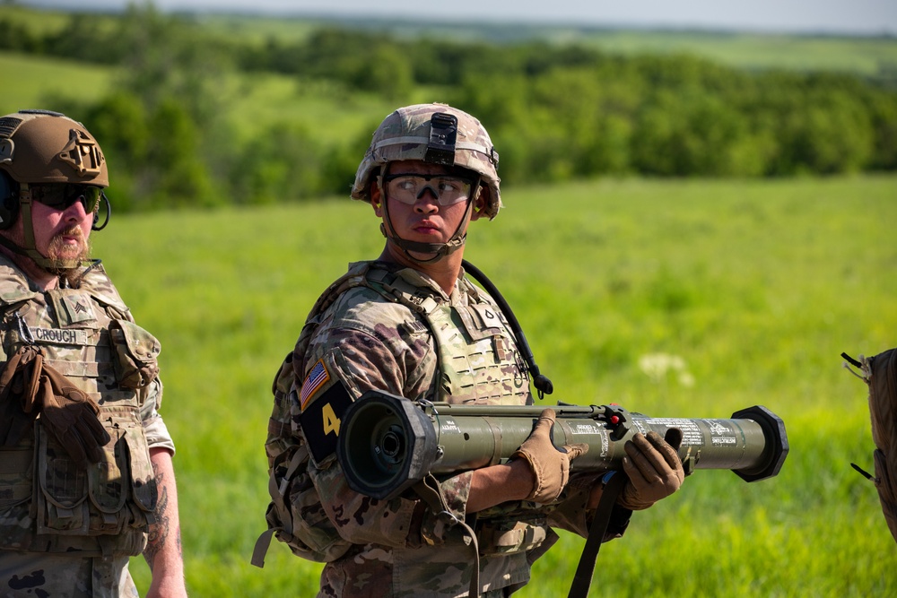 III Armored Corps Best Squad Competition 2024 AT-4 Range