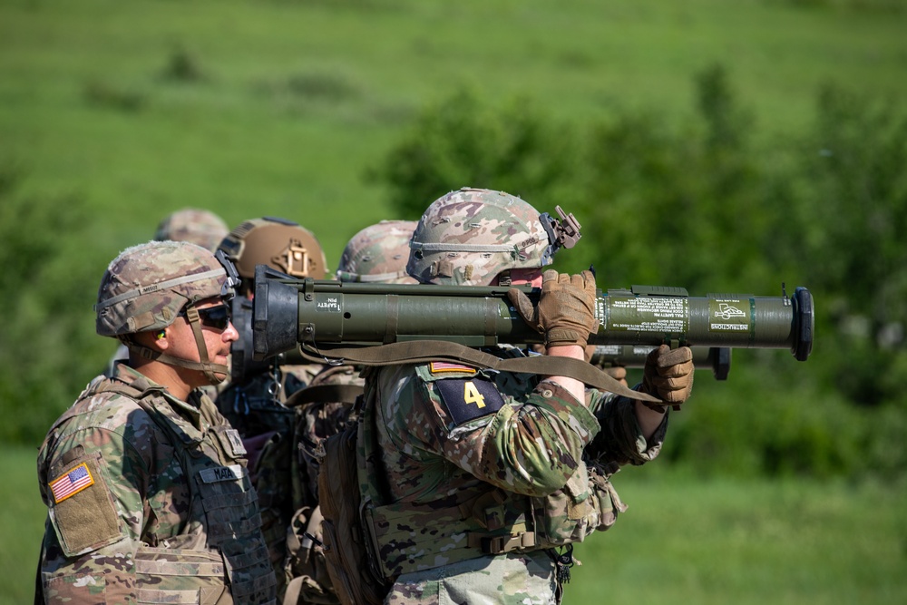 III Armored Corps Best Squad Competition 2024 AT-4 Range