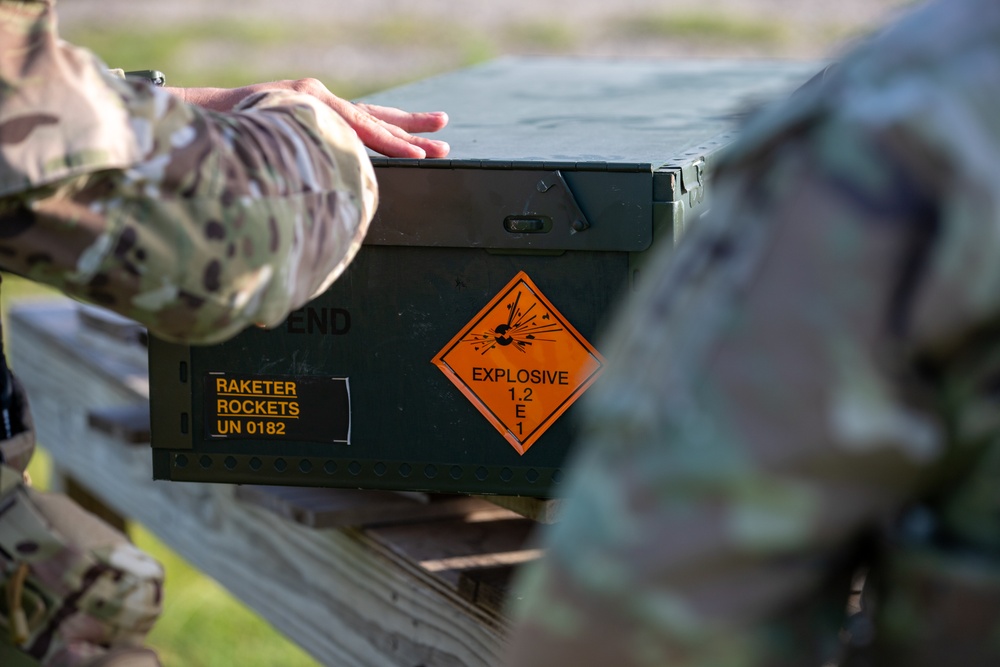 III Armored Corps Best Squad Competition 2024 AT-4 Range