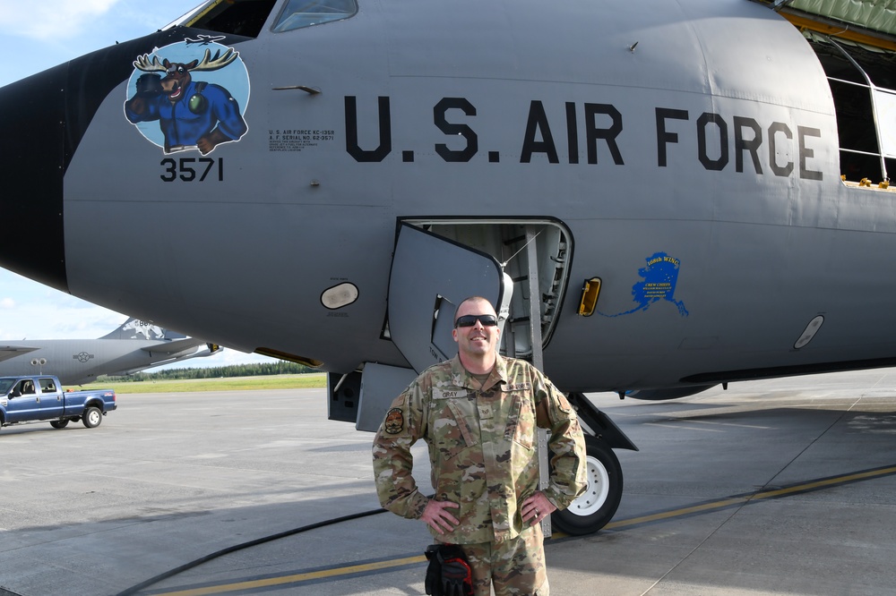 168th Wing takes Airmen to the skies during Red Flag Alaska Aerial Refueling Mission