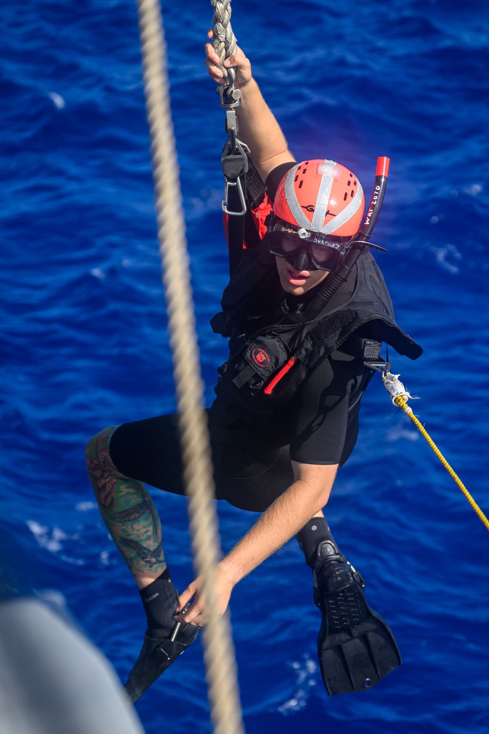 Man Overboard Drill onboard USS Curtis Wilbur (DDG 54)