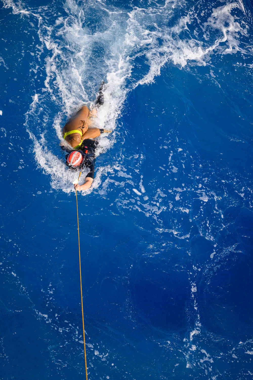 Man Overboard Drill onboard USS Curtis Wilbur (DDG 54)