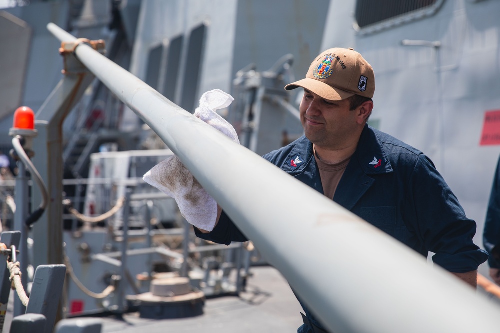 USS John S. McCain Conducts Routine Daily Operations while in Manama, Bahrain