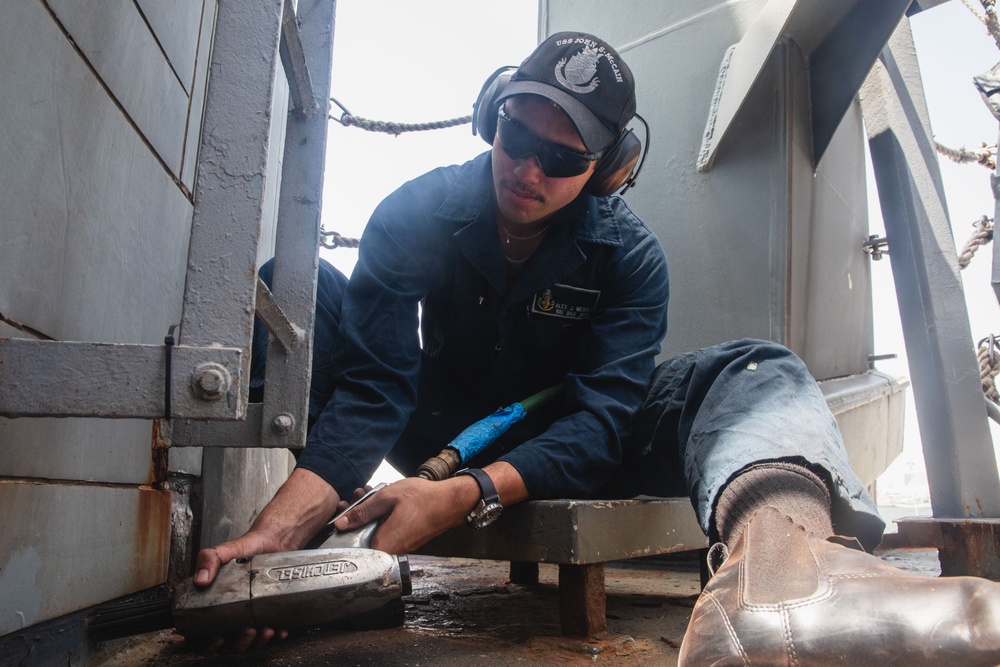 USS John S. McCain Conducts Routine Daily Operations while in Manama, Bahrain