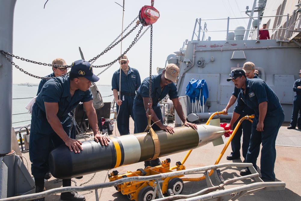 USS John S. McCain Conducts Routine Daily Operations while in Manama, Bahrain