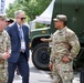 Deputy Chief of Mission David McCawley speaks to 3rd ABCT soldiers at EUROSATORY 2024