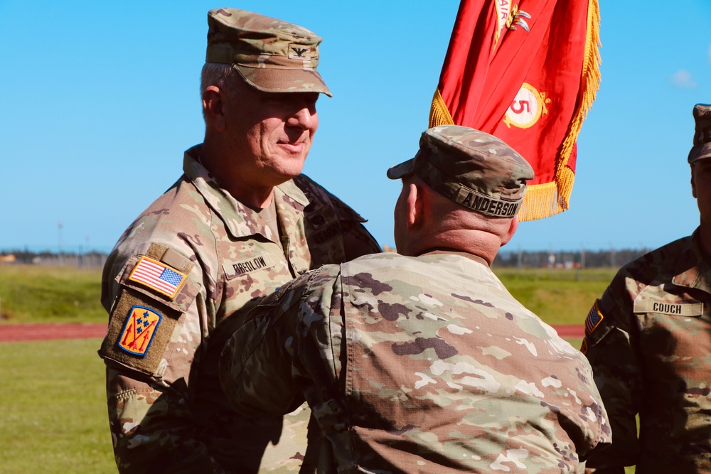 5th Battalion; 4th Air Defense Artillery Regiment Change of Command Ceremony