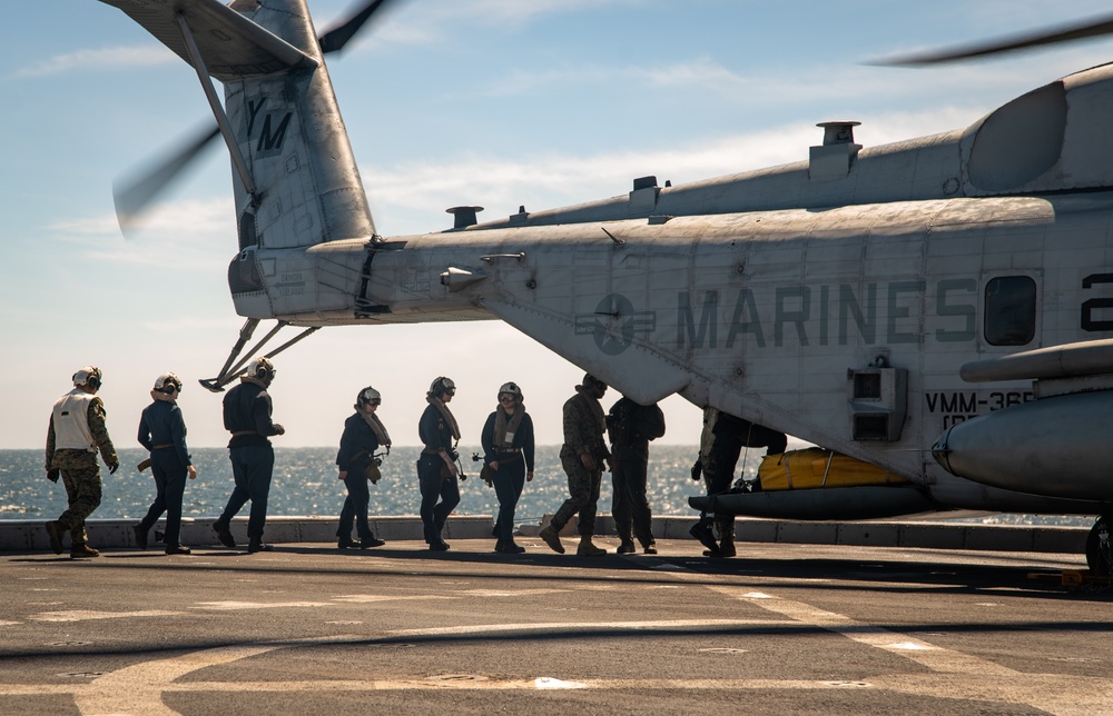 USS New York Blue Knights Morale Flights