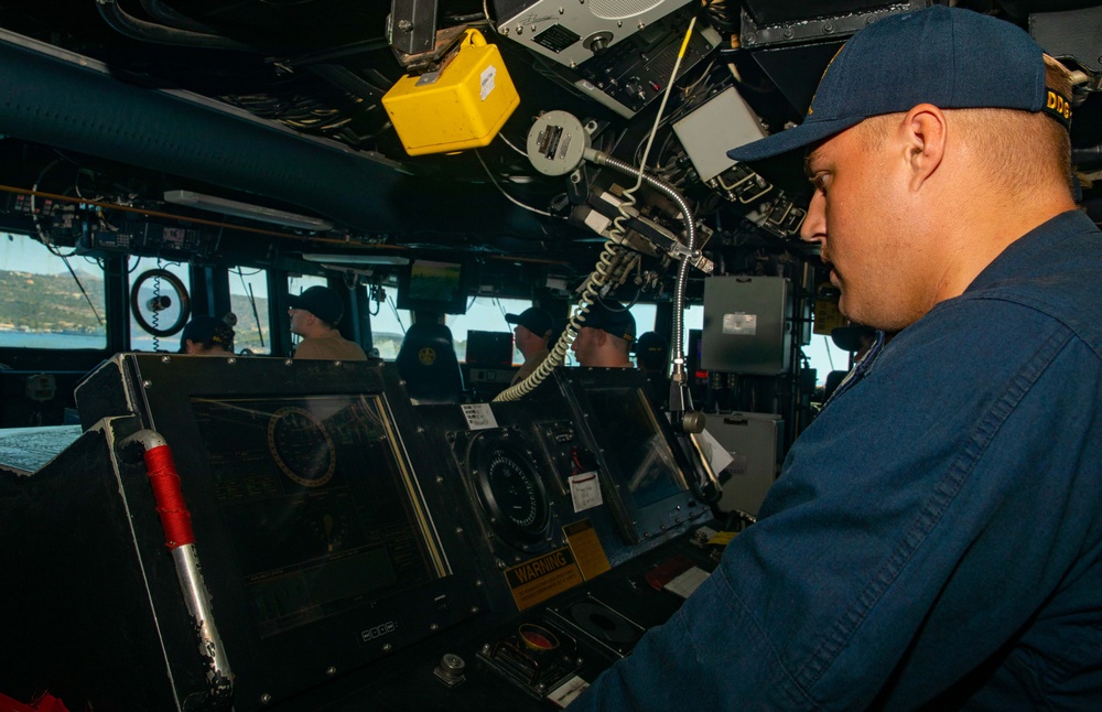 USS Gravely Arrives in Souda Bay