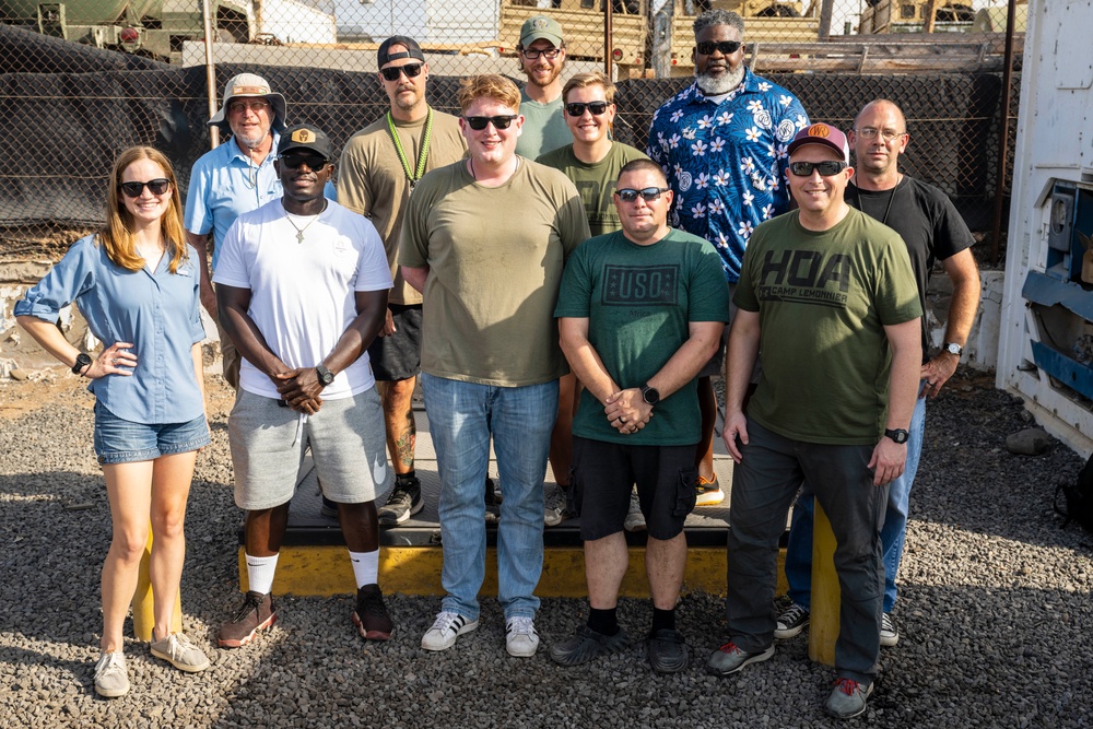 Sailors Bid Farewell at Camp Lemonnier
