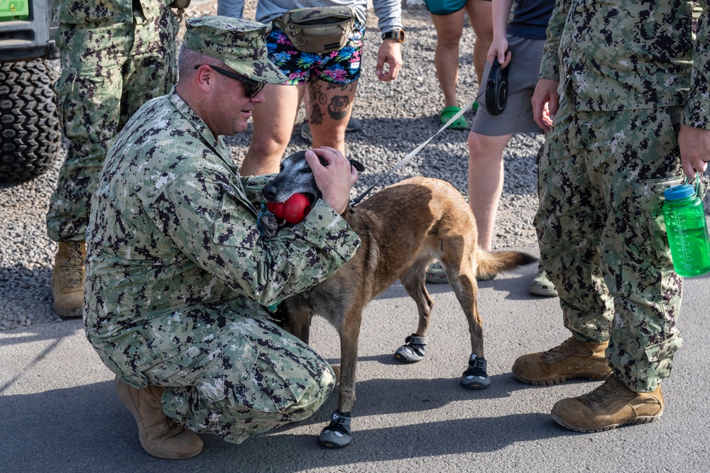 Sailors Bid Farewell at Camp Lemonnier