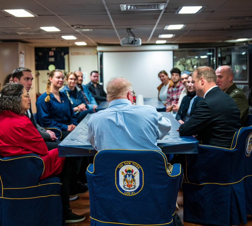 USS New York Hosts Tours In Kiel, Germany