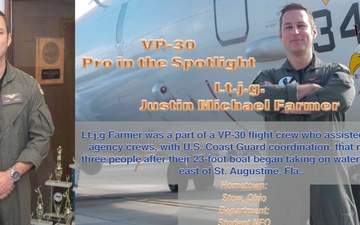 VP-30 Sailor in the Spotlight - Lt.j.g. Justin Farmer