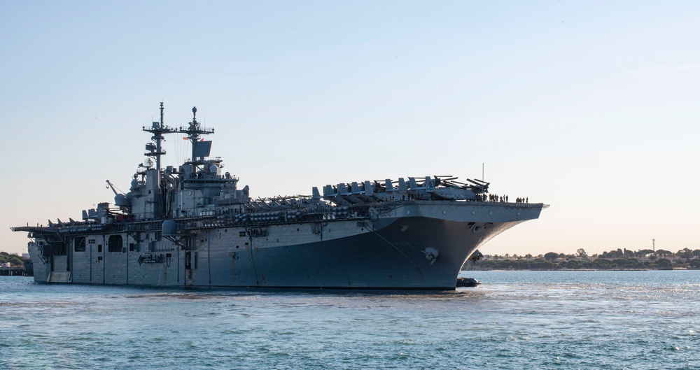 USS Wasp Arrives at NAVSTA Rota