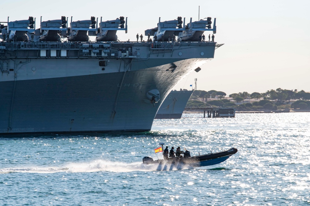 USS Wasp Arrives at NAVSTA Rota