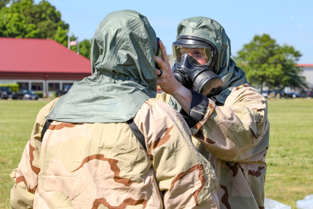 Army CBRN Company participate in an Interoperability Exercise