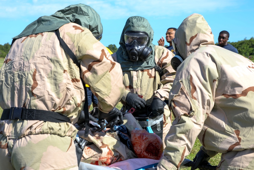 Army CBRN Company participate in an Interoperability Exercise