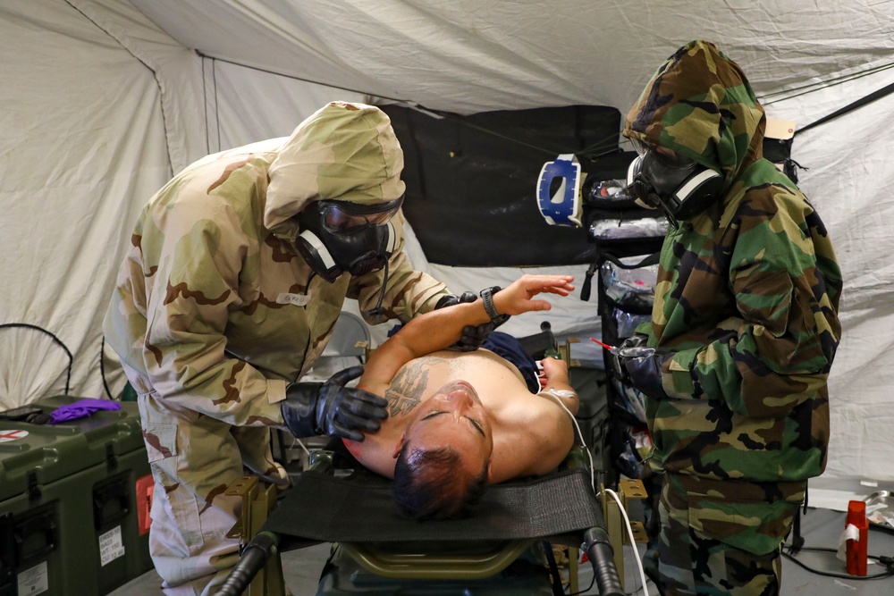 Army CBRN Company participate in an Interoperability Exercise