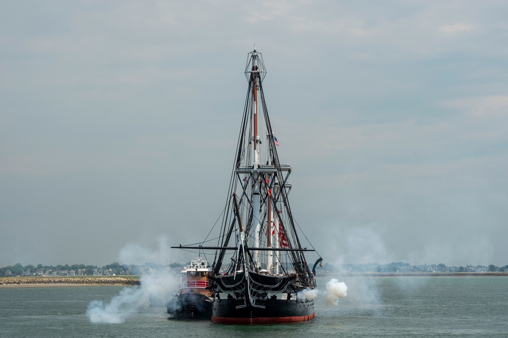 USS Constitution Goes Underway