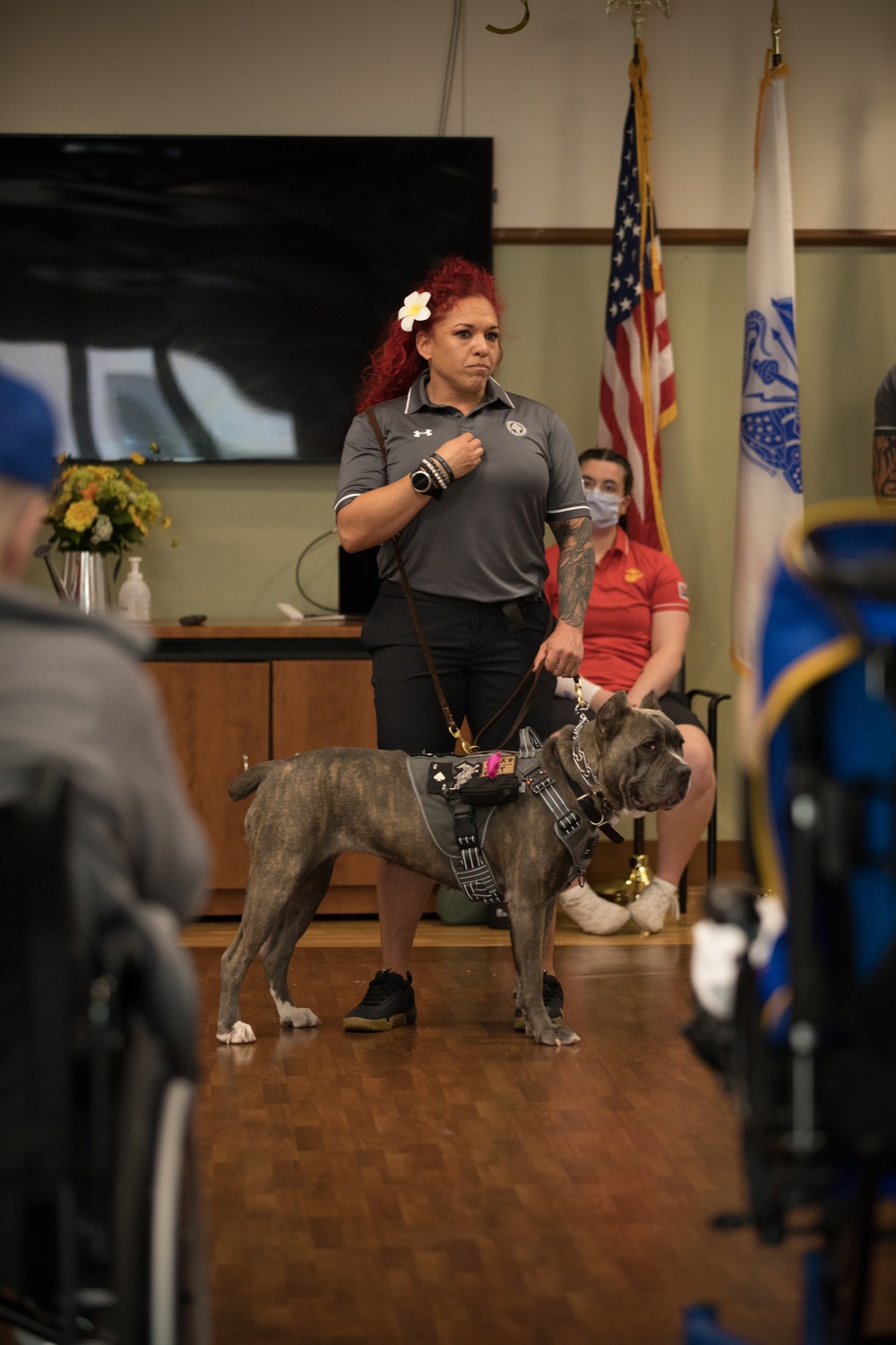 DoD Warrior Games Athletes Visit VA Community Living Center