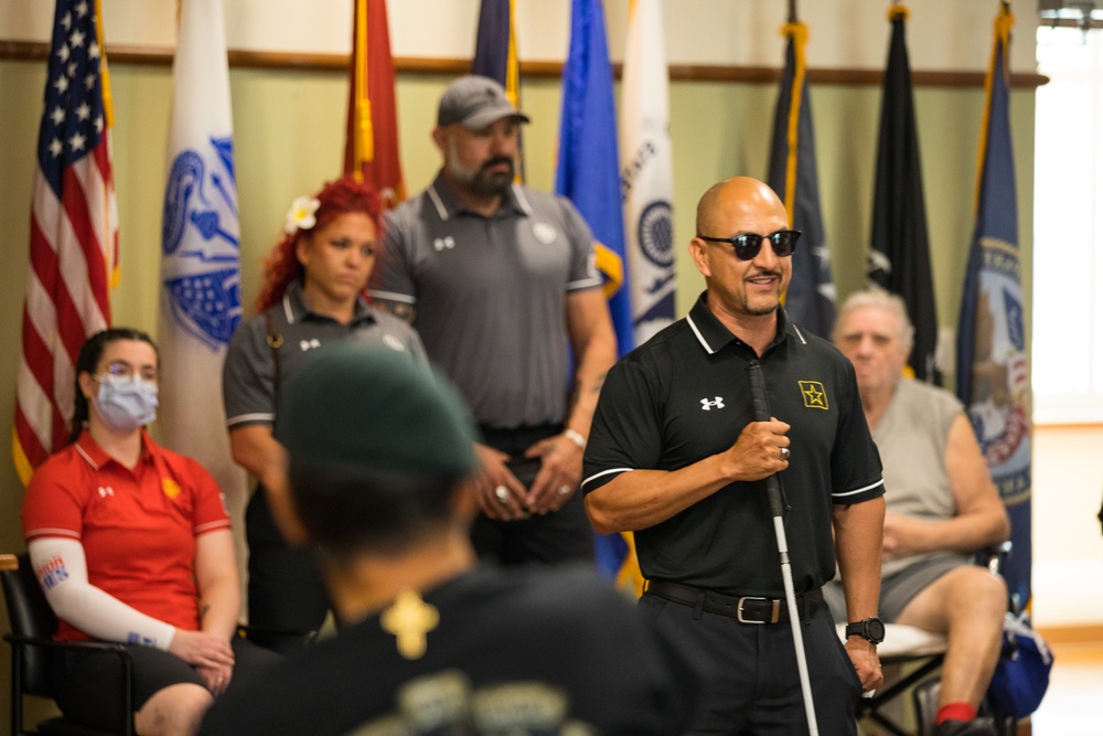 DoD Warrior Games Athletes Visit VA Community Living Center