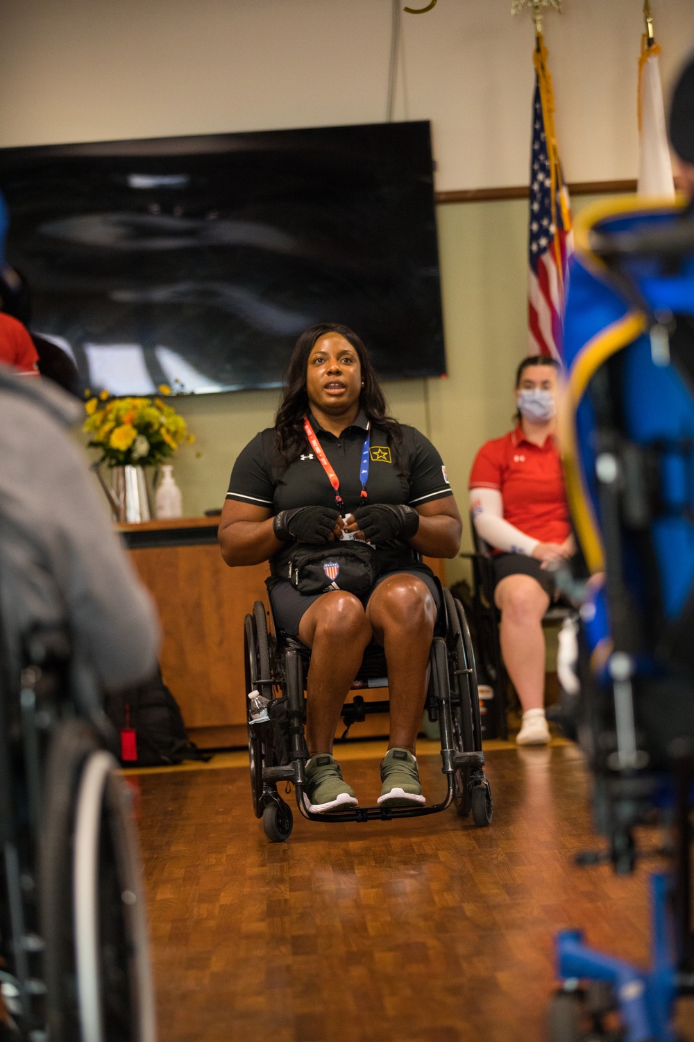 DoD Warrior Games Athletes Visit VA Community Living Center