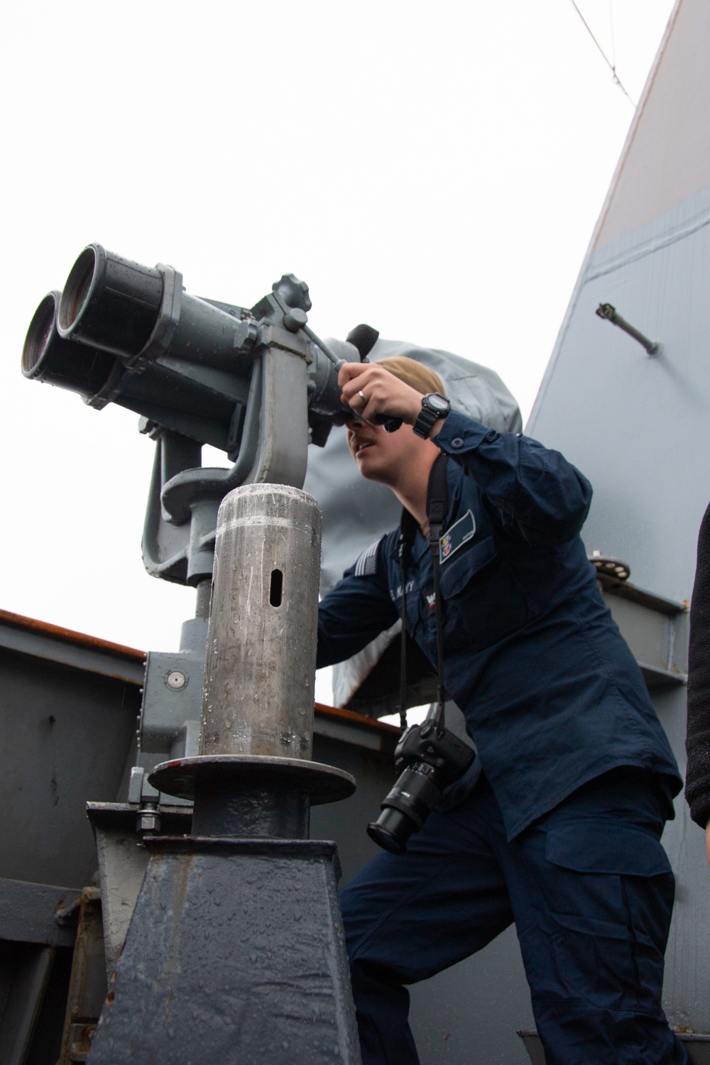 Sailor Stands Starboard Watch