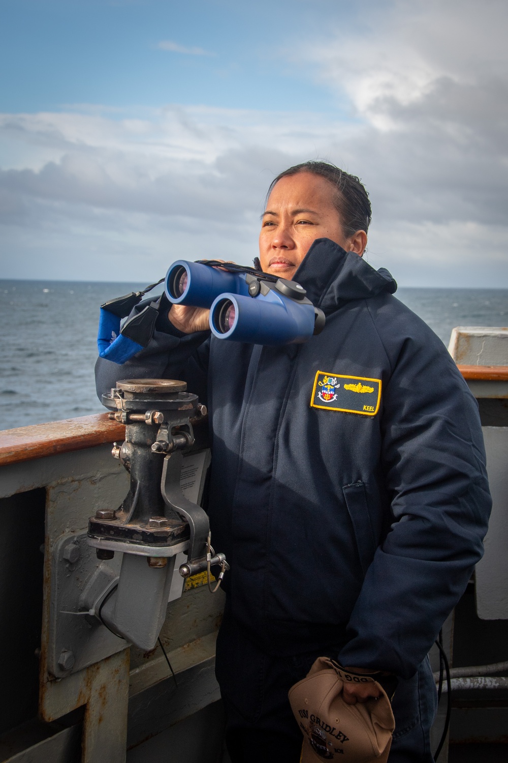 Sailor Surveys Surroundings