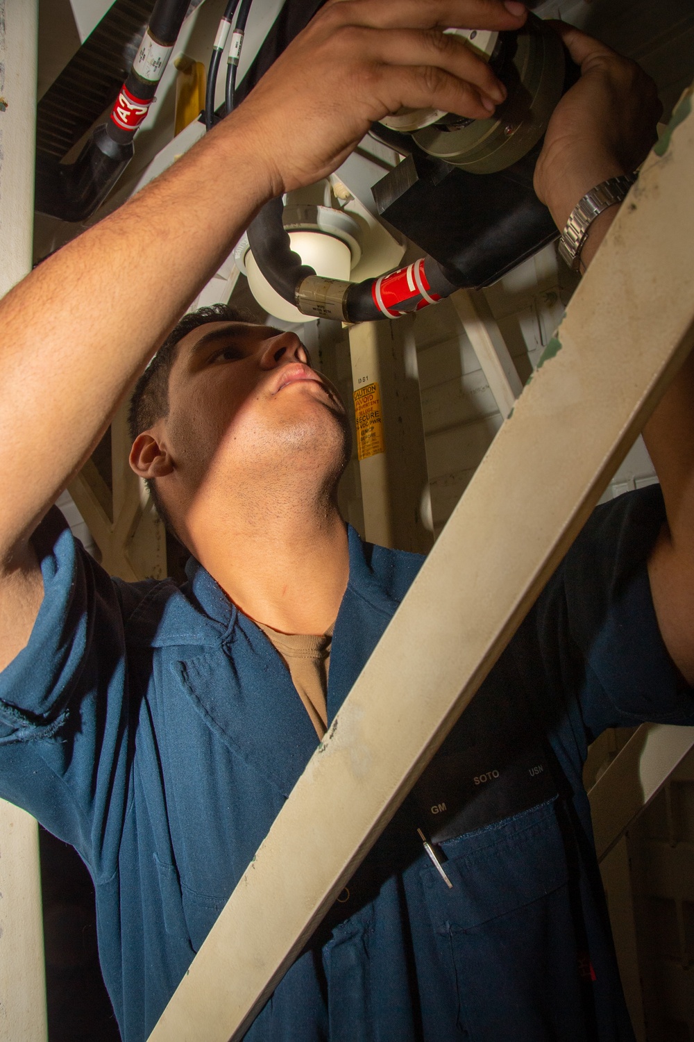 Sailor Conducts Corrective Maintenance