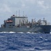 USS Ronald Reagan (CVN 76) conducts fueling-at-sea and replenishment-at-sea with USNS Rappahannock (T-AO 204) and USNS Cesar Chavez (T-AKE 14)