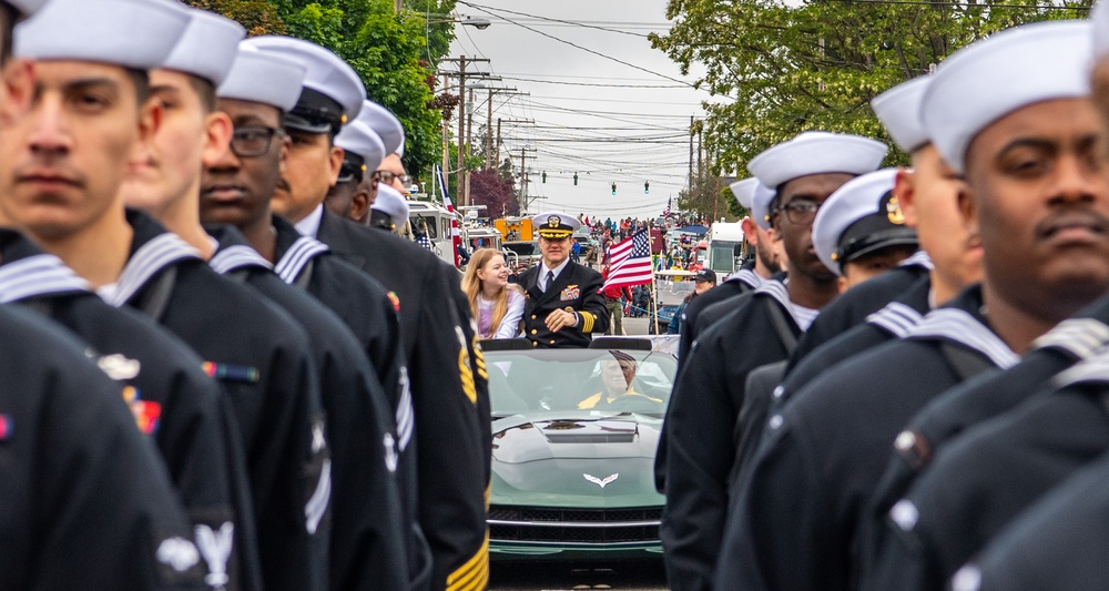 USS Nimitz Takes Part In Annual Armed Forces Day Festival