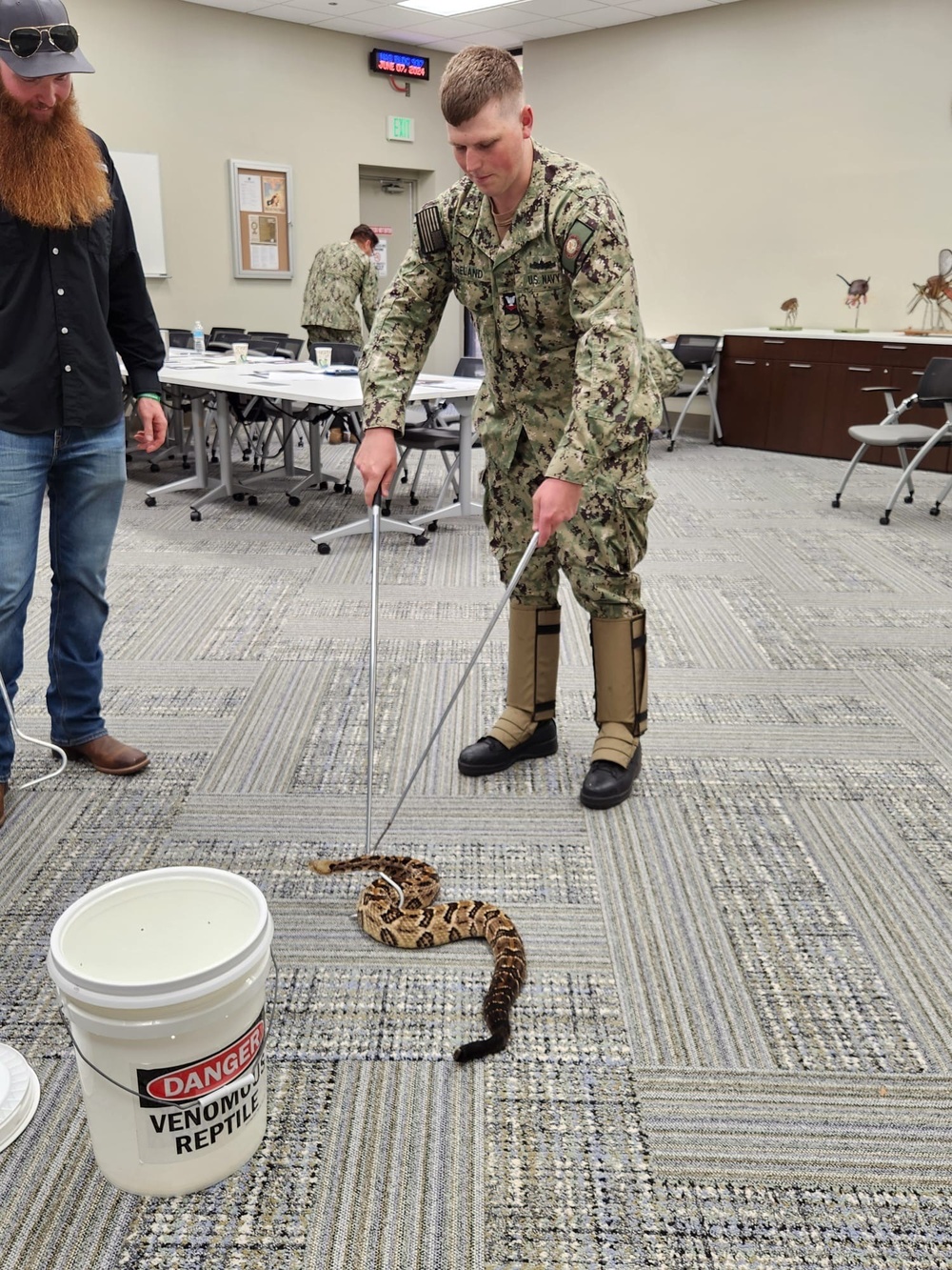 Enhancing Force Health Protection: NECE and Rattlesnake Conservancy Conduct Venomous Snake Handling Training at Naval Air Station Jacksonville