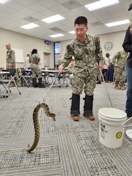 Enhancing Force Health Protection: NECE and Rattlesnake Conservancy Conduct Venomous Snake Handling Training at Naval Air Station Jacksonville