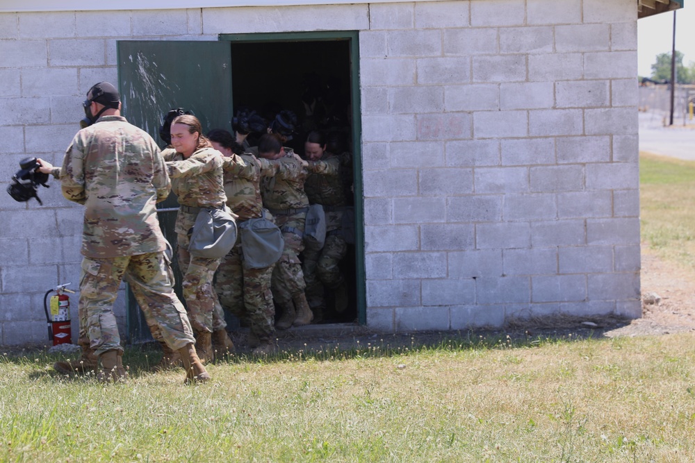 28th ECAB conduct gas chamber training