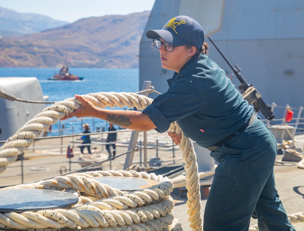 Gravely Arrives in Souda Bay